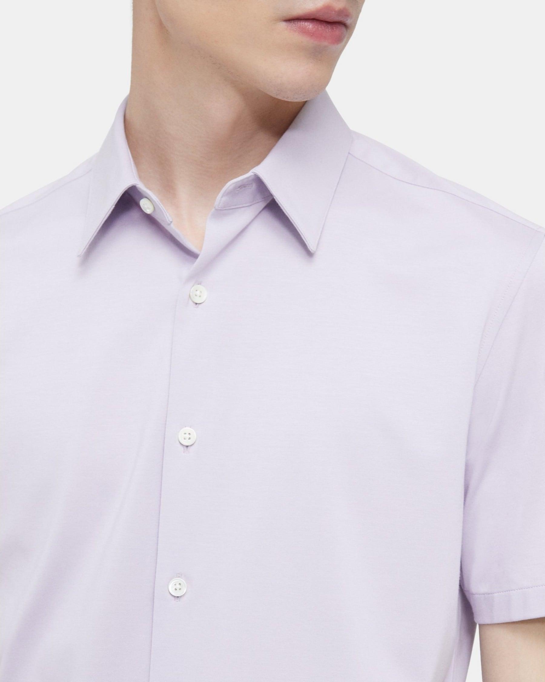 Standard-Fit Short-Sleeve Shirt in Structure Knit product image