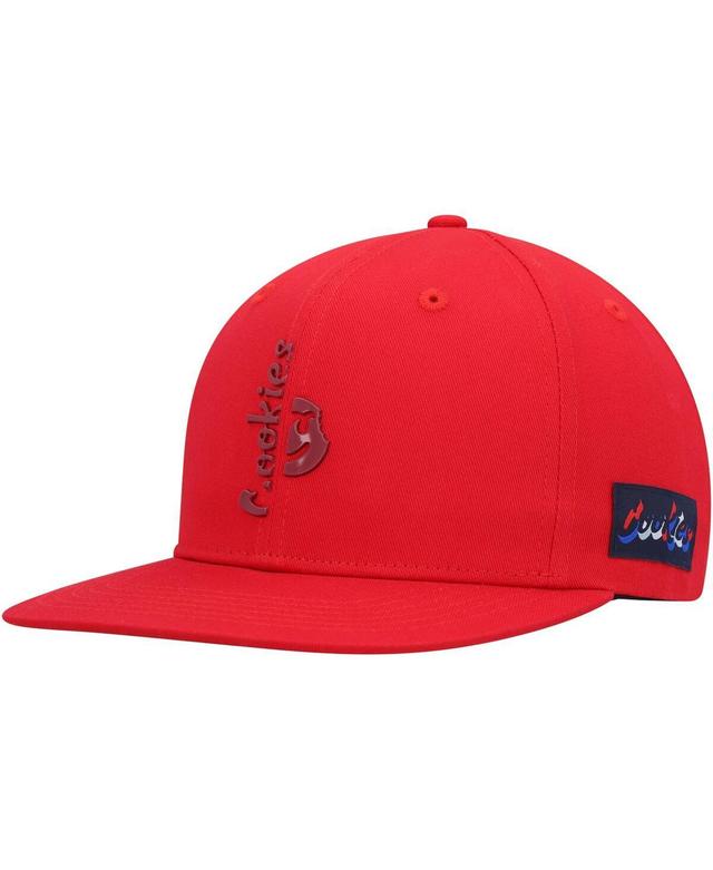 Mens Cookies  Red Searchlight Snapback Hat Product Image