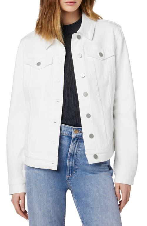 Womens The Relaxed Raw-Hem Denim Jacket Product Image