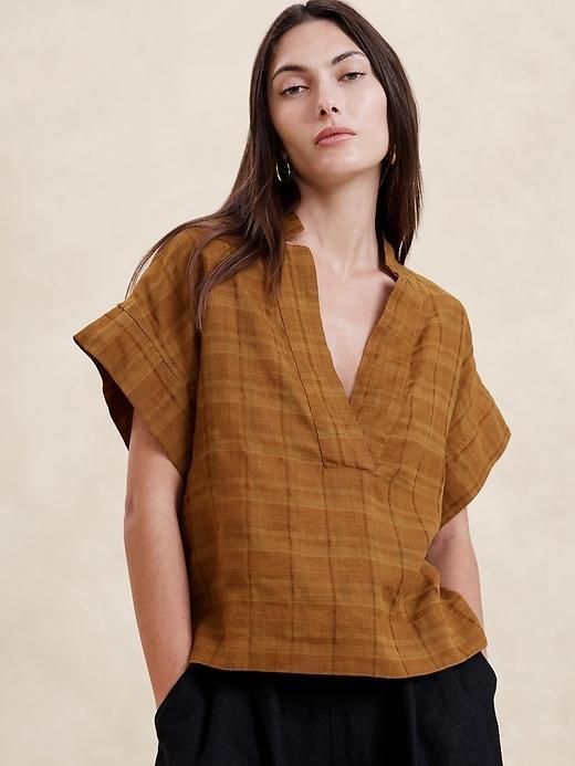 Laurel Linen-Cotton Top Product Image