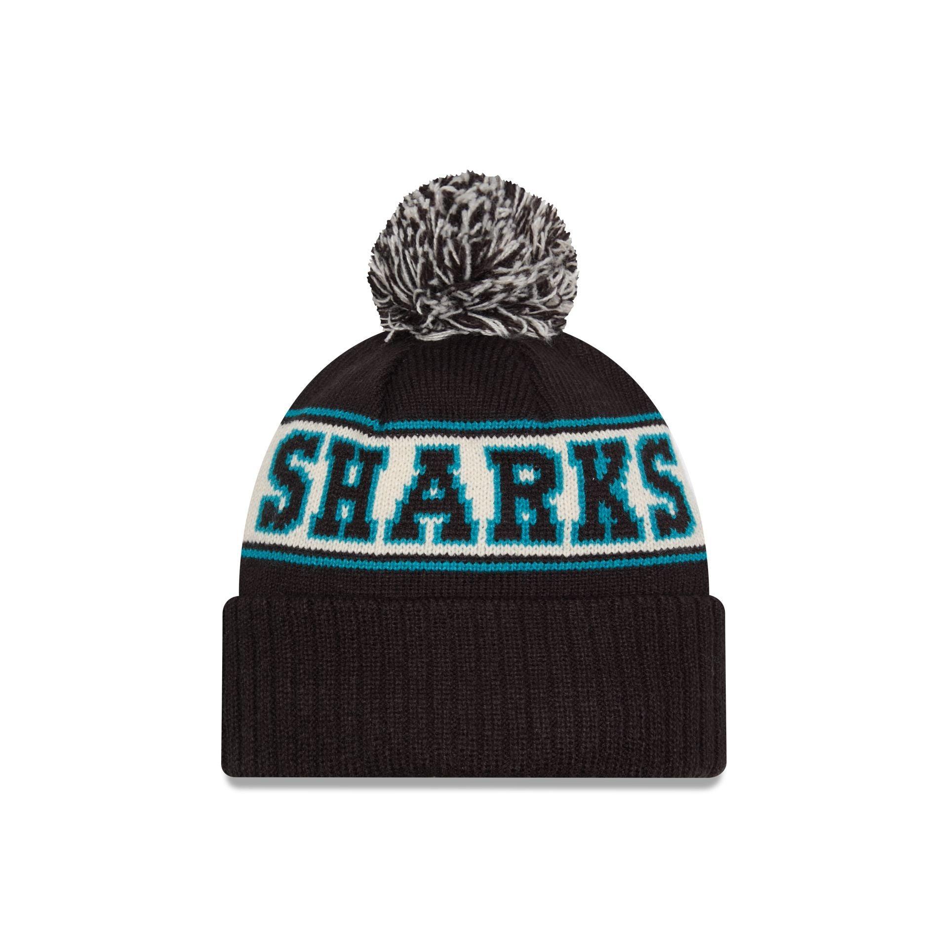 San Jose Sharks Retro Pom Knit Hat Male Product Image