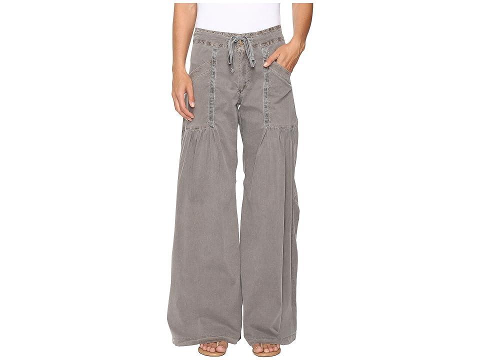 XCVI Willowy Wide Leg Stretch Poplin Pant (Mink) Women's Casual Pants Product Image