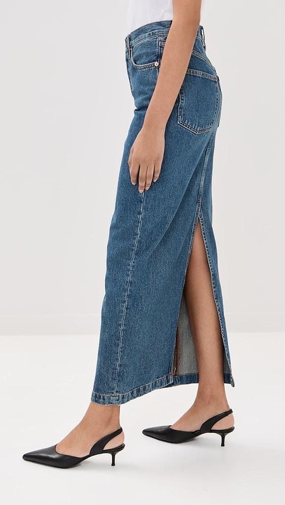 WARDROBE.NYC Denim Column Skirt | Shopbop Product Image