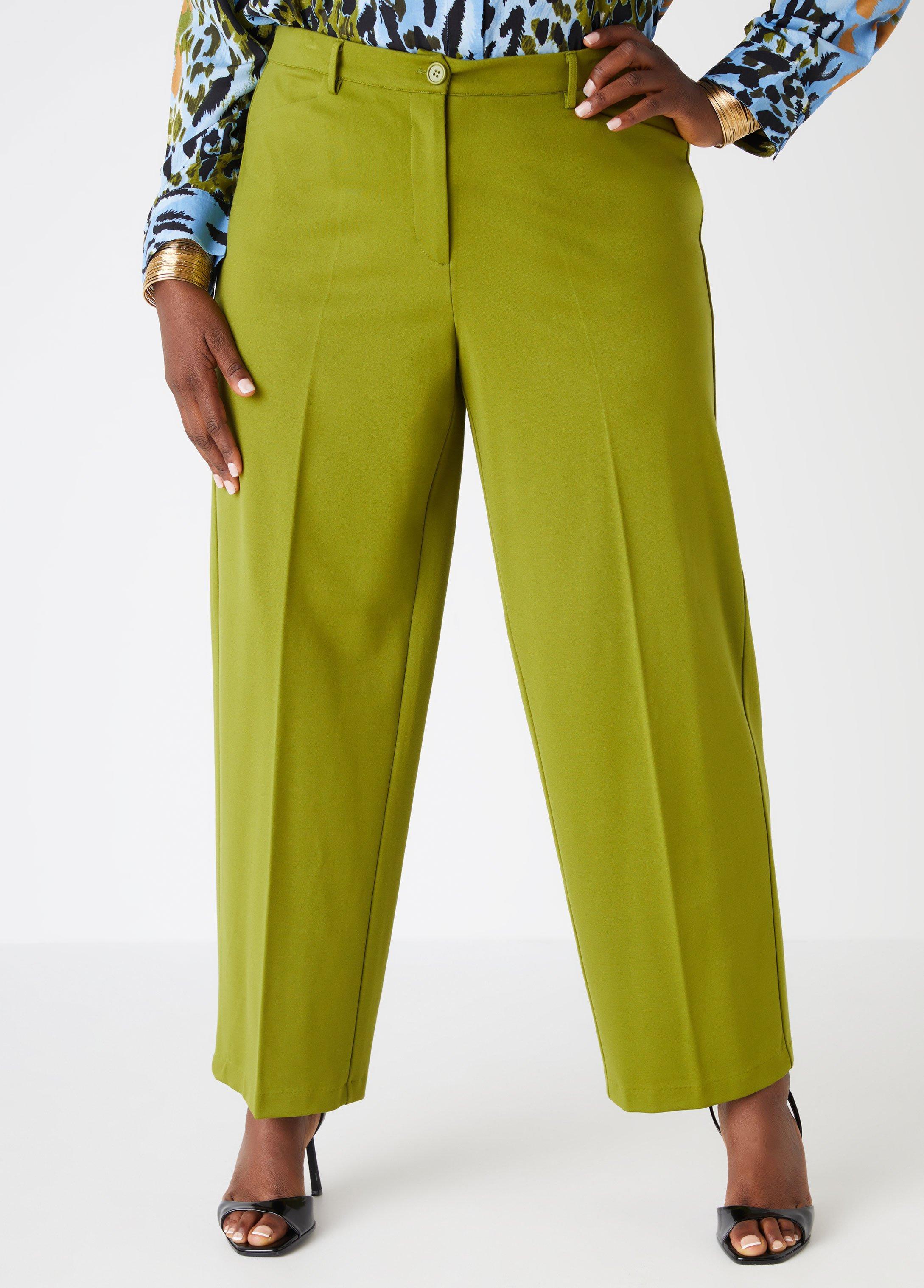 Ponte Straight Leg Trousers Product Image