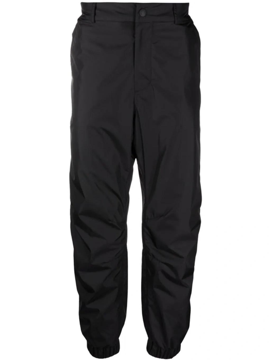 Cuffed Straight-leg Trousers In Nero Product Image