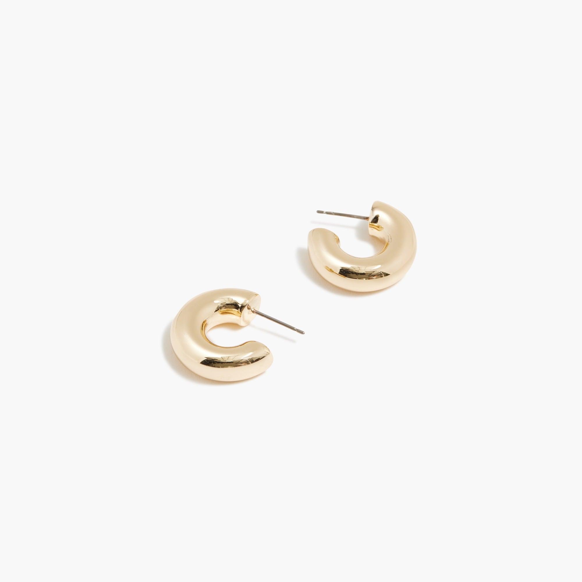 Chunky small hoop earrings Product Image