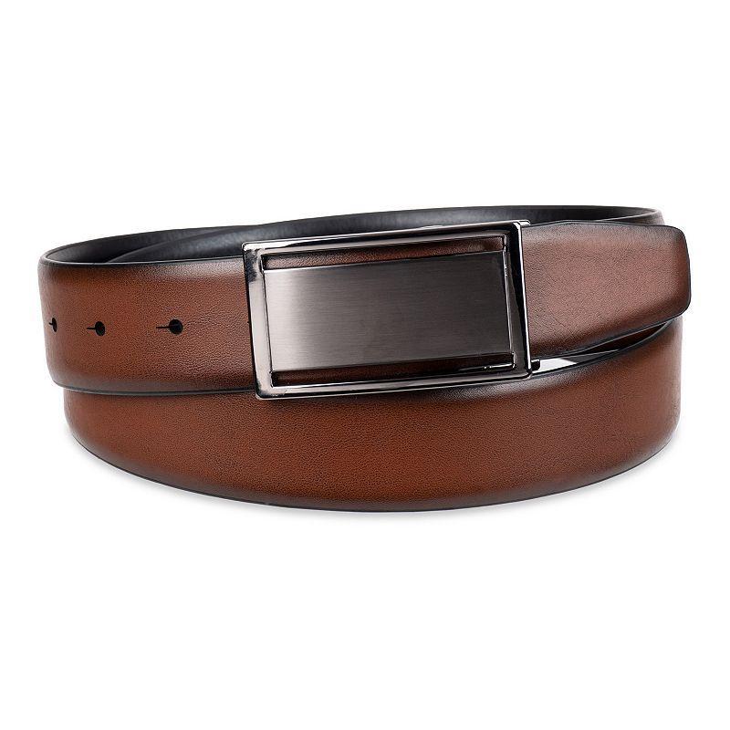 Mens Sonoma Goods For Life Two-In-One Reversible Cut Out Plaque Buckle Dress Belt Product Image