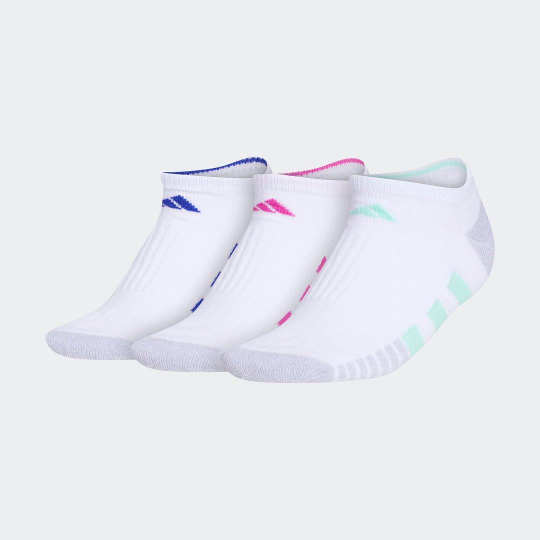 Womens adidas Cushioned 3.0 3-Pack No Show Socks Product Image