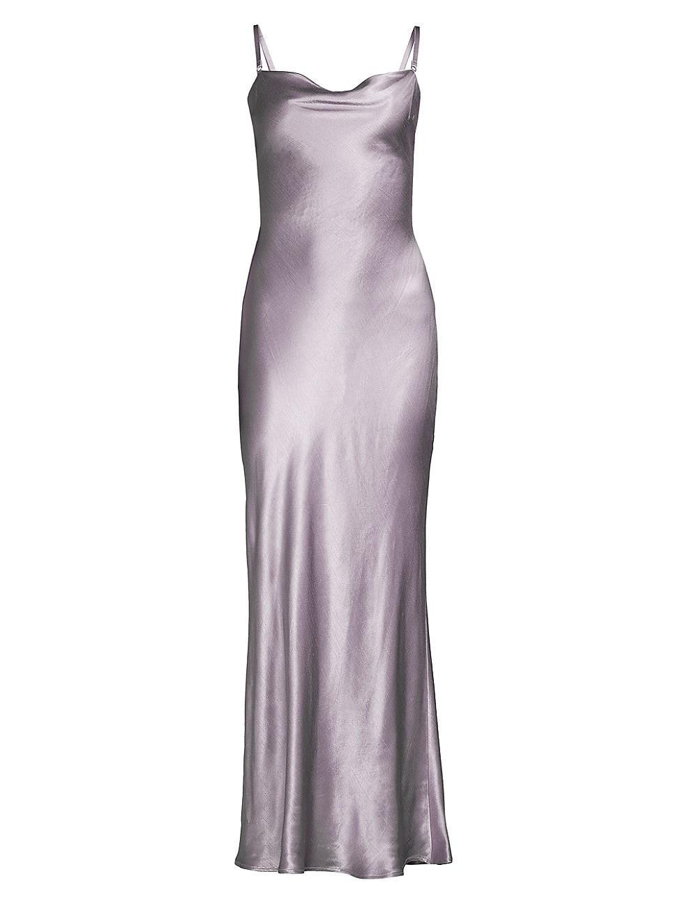 Womens Malia Satin Gown Product Image