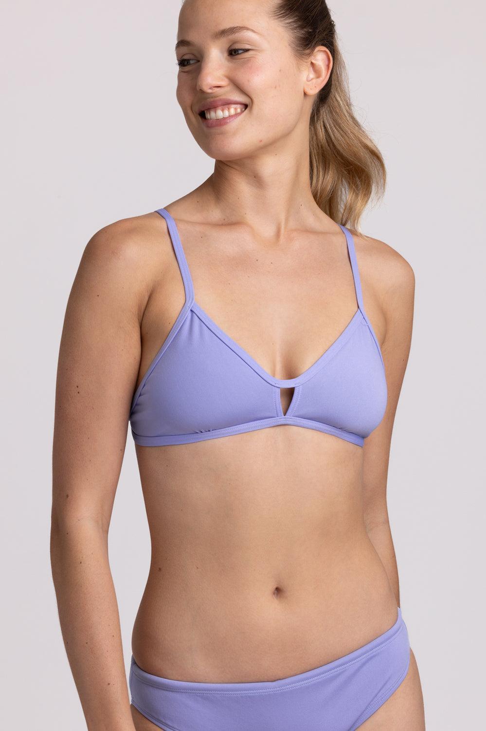 Chloe Bikini Top - Lavender Female Product Image