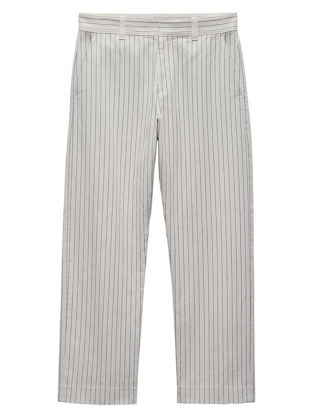 Mens Haydon Pinstriped Cotton Pants Product Image