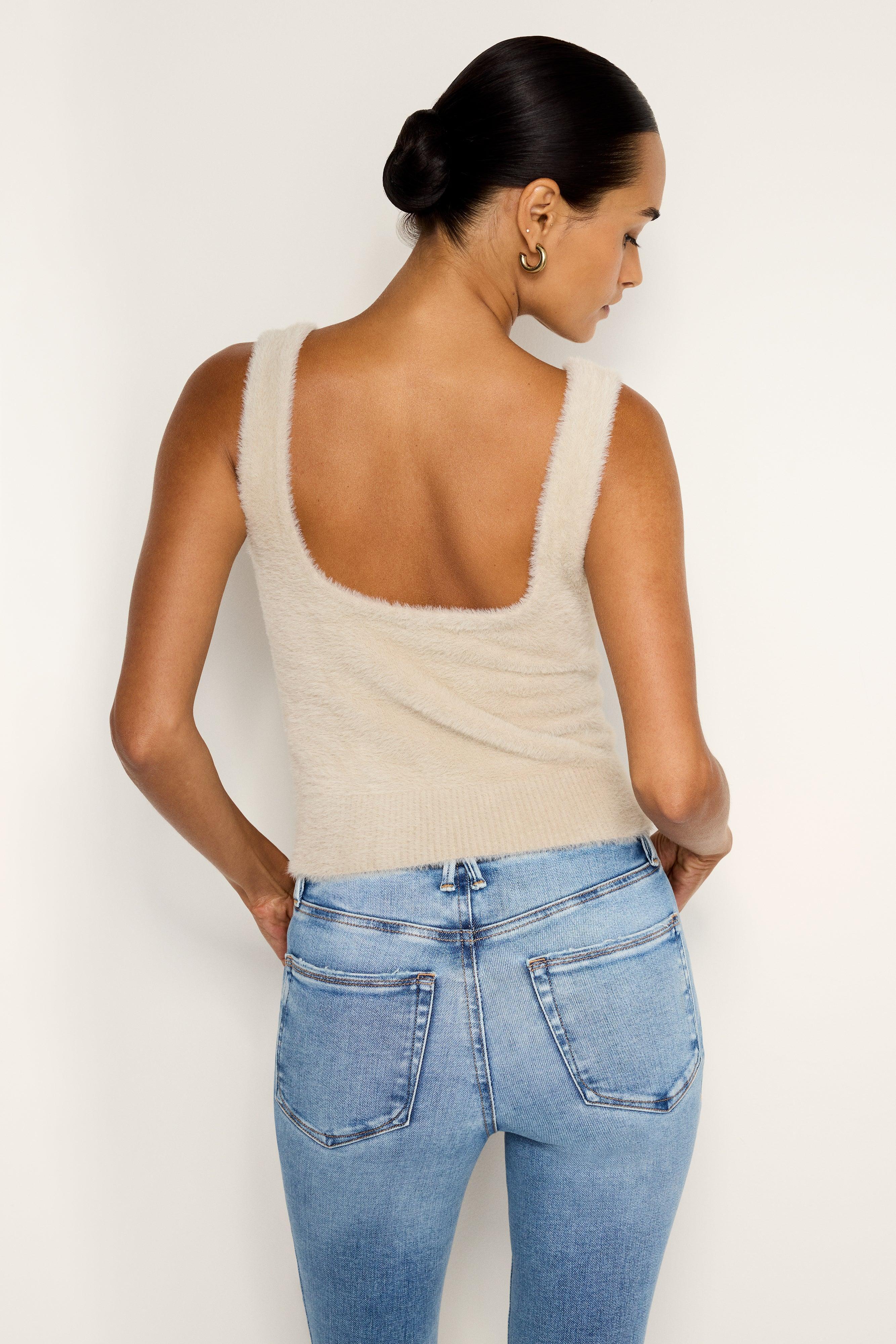 FUZZY TANK TOP | FLAX001 Product Image