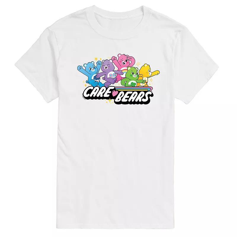 Mens Care Bears Logo Group Graphic Tee Product Image