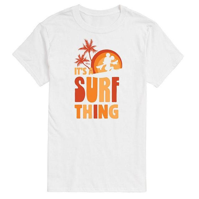 Disneys Mickey Mouse Mens Its A Surf Thing Graphic Tee Product Image