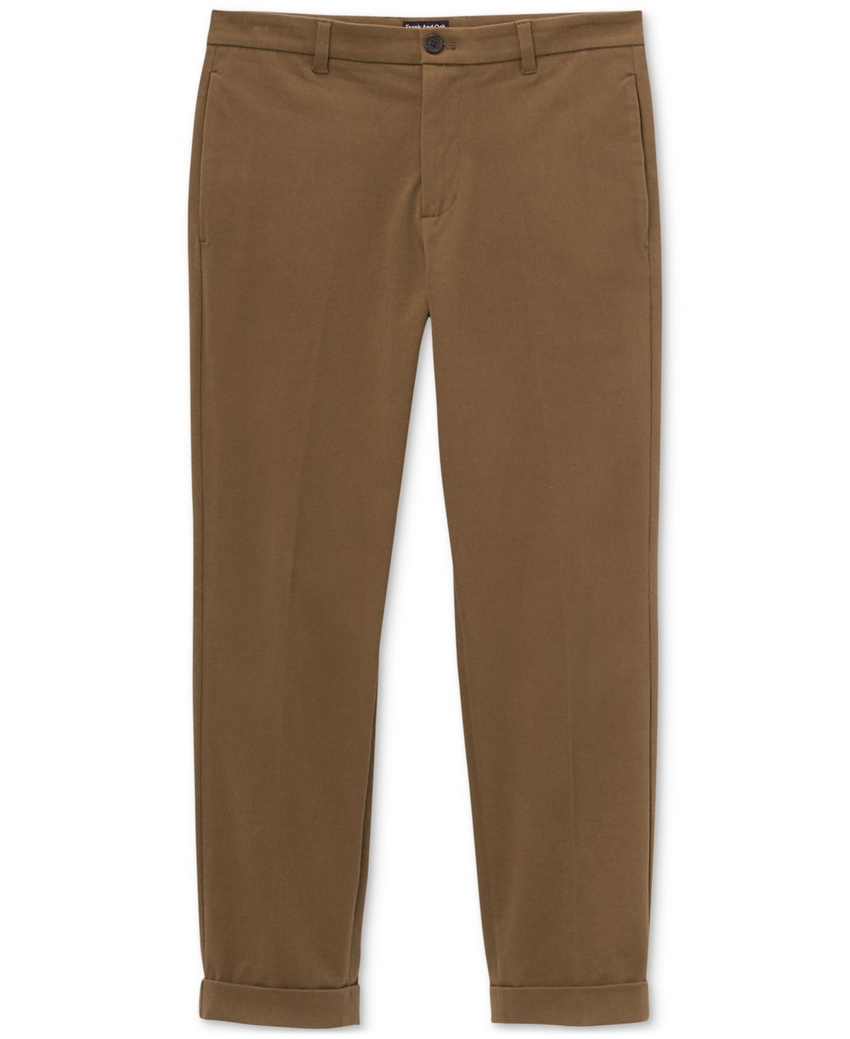 Frank and Oak Mens The Flex Tapered-Fit 4-Way Stretch Chino Pants Product Image