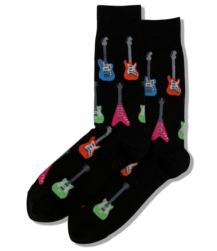 Hot Sox Electric Guitars Crew Socks Product Image