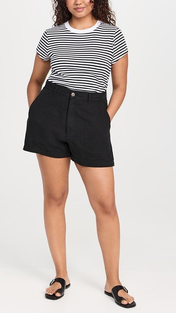 DL1961 Taylor Shorts Ultra High Rise 3" | Shopbop Product Image