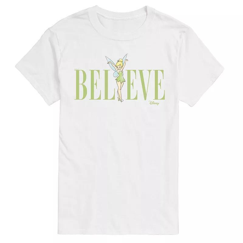 Disneys Tinker Bell Big & Tall Believe Graphic Tee, Mens Product Image