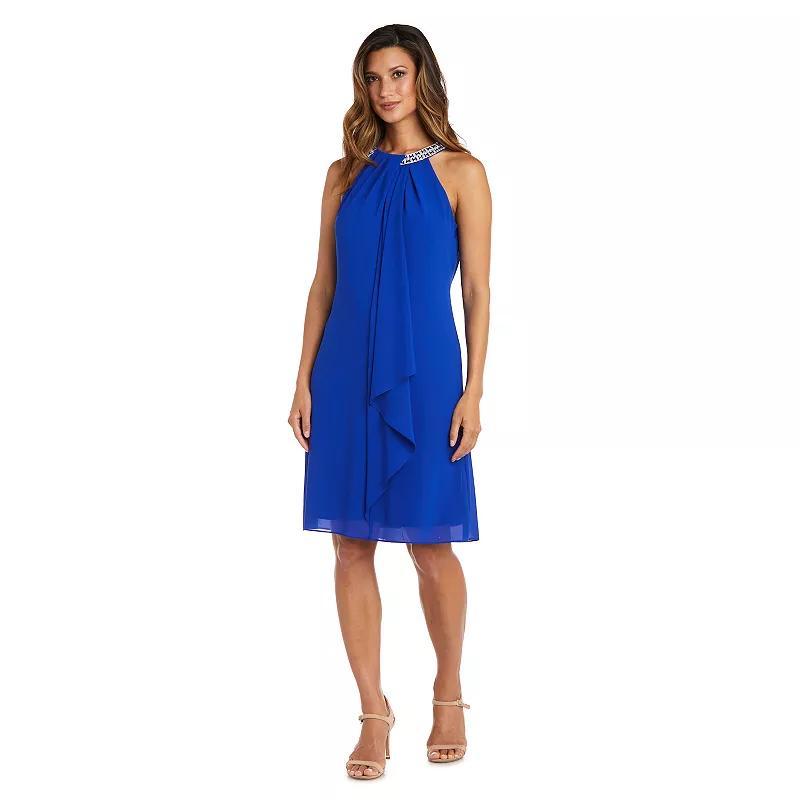 Womens R&M Richards Scarf Halter Dress Product Image