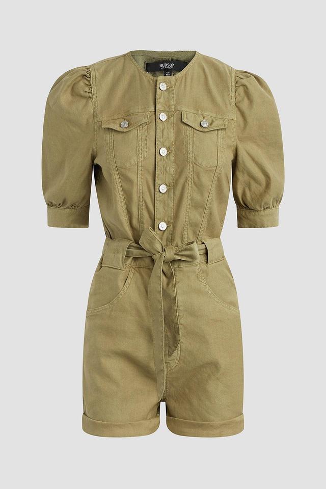 Puff Sleeve Romper Female Product Image