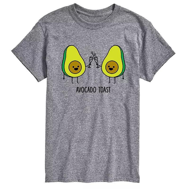 Mens Avocado Toast Graphic Tee Med Grey Product Image