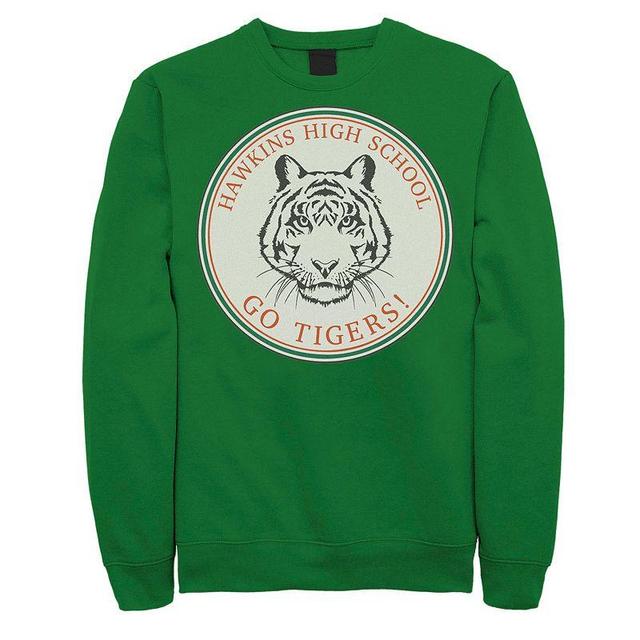 Mens Stranger Things Hawkins High School Go Tigers Logo Sweatshirt Product Image