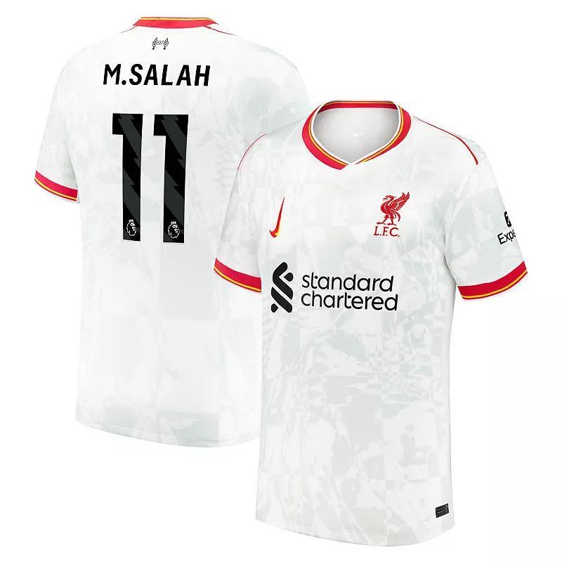 Youth Nike Mohamed Salah White Liverpool 2024/25 Third Replica Jersey, Boys Product Image