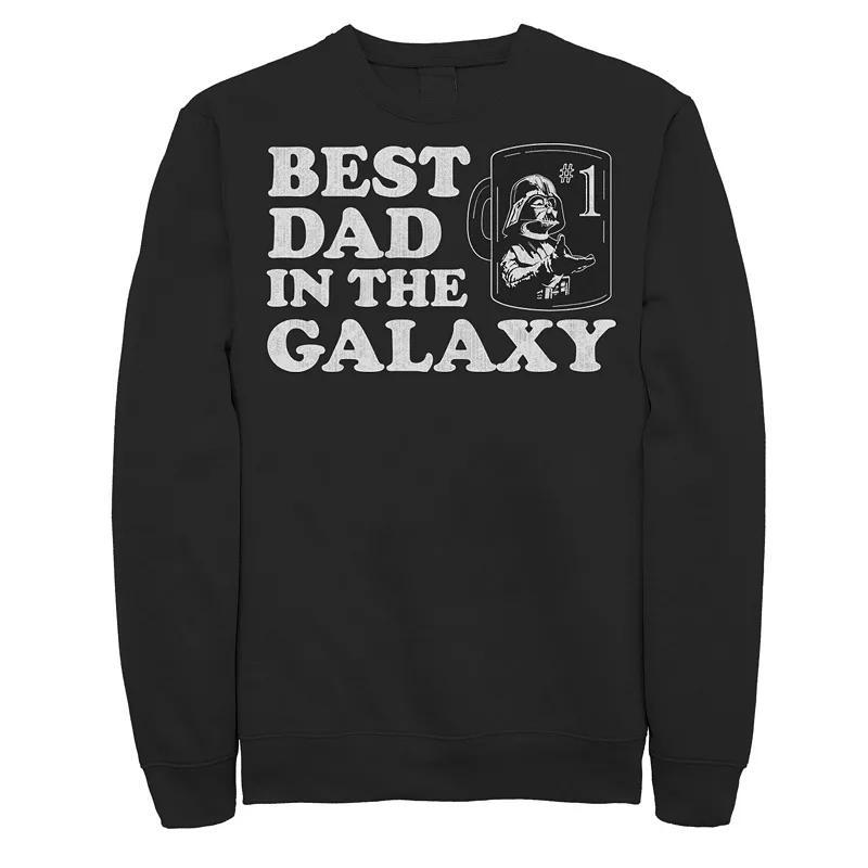 Mens Star Wars Best Dad In The Galaxy Sweatshirt Product Image