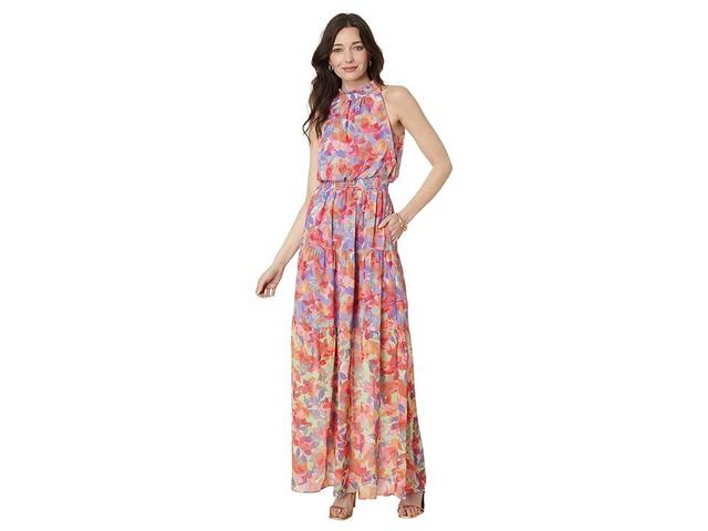 Vince Camuto PTD Chiffon Maxi Dress (Lavender) Women's Dress Product Image