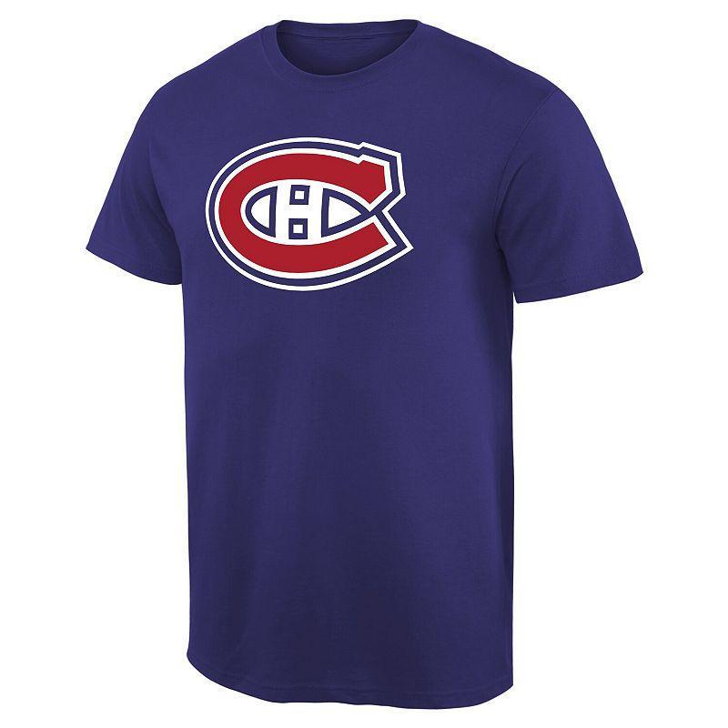 Mens Royal Montreal Canadiens Team Primary Logo T-Shirt Product Image