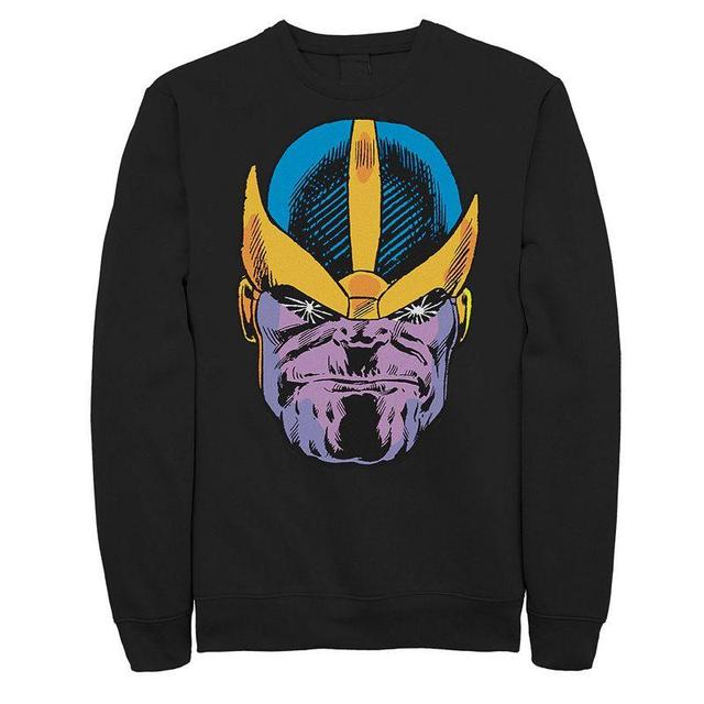 Mens Marvel Avengers Thanos Stare Big Face Sweatshirt Product Image