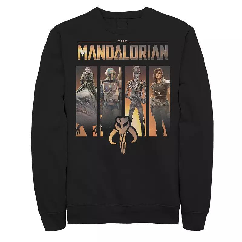 Mens The Mandalorian Character Panel Sweatshirt Product Image