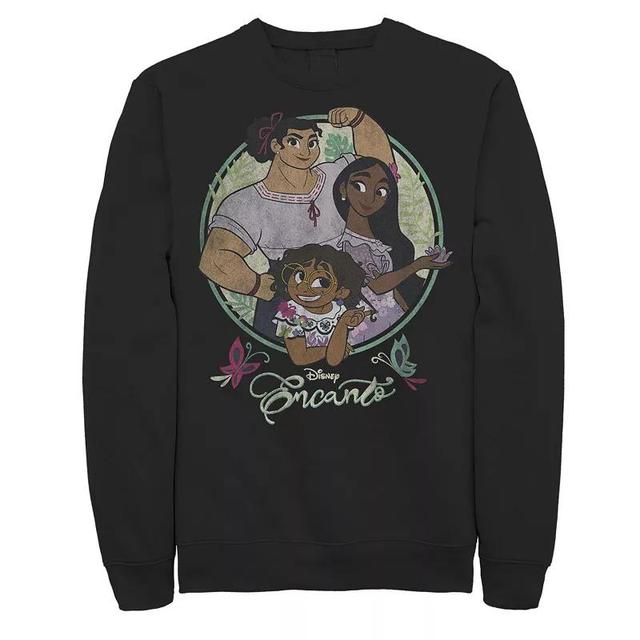 Disneys Encanto Mens Sister Trio Circle Portrait Sweatshirt Product Image