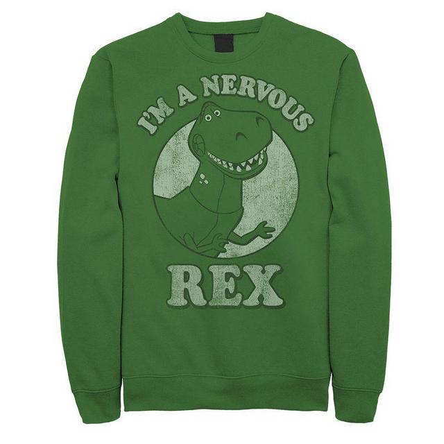 Mens Disney Pixar Toy Story Im A Nervous Rex Dinosaur Sweatshirt Product Image