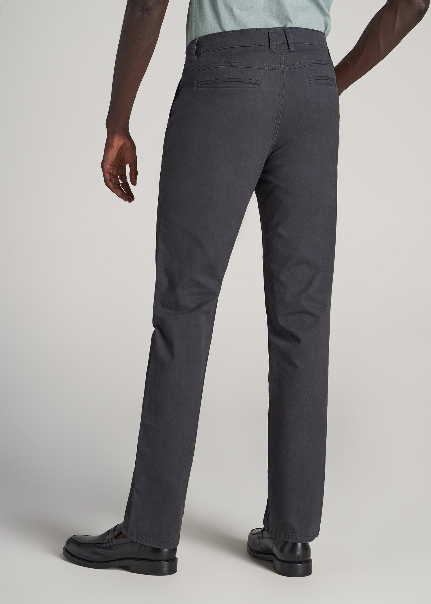 J1 STRAIGHT Leg Chinos in Iron Grey - Pants for Tall Men Product Image