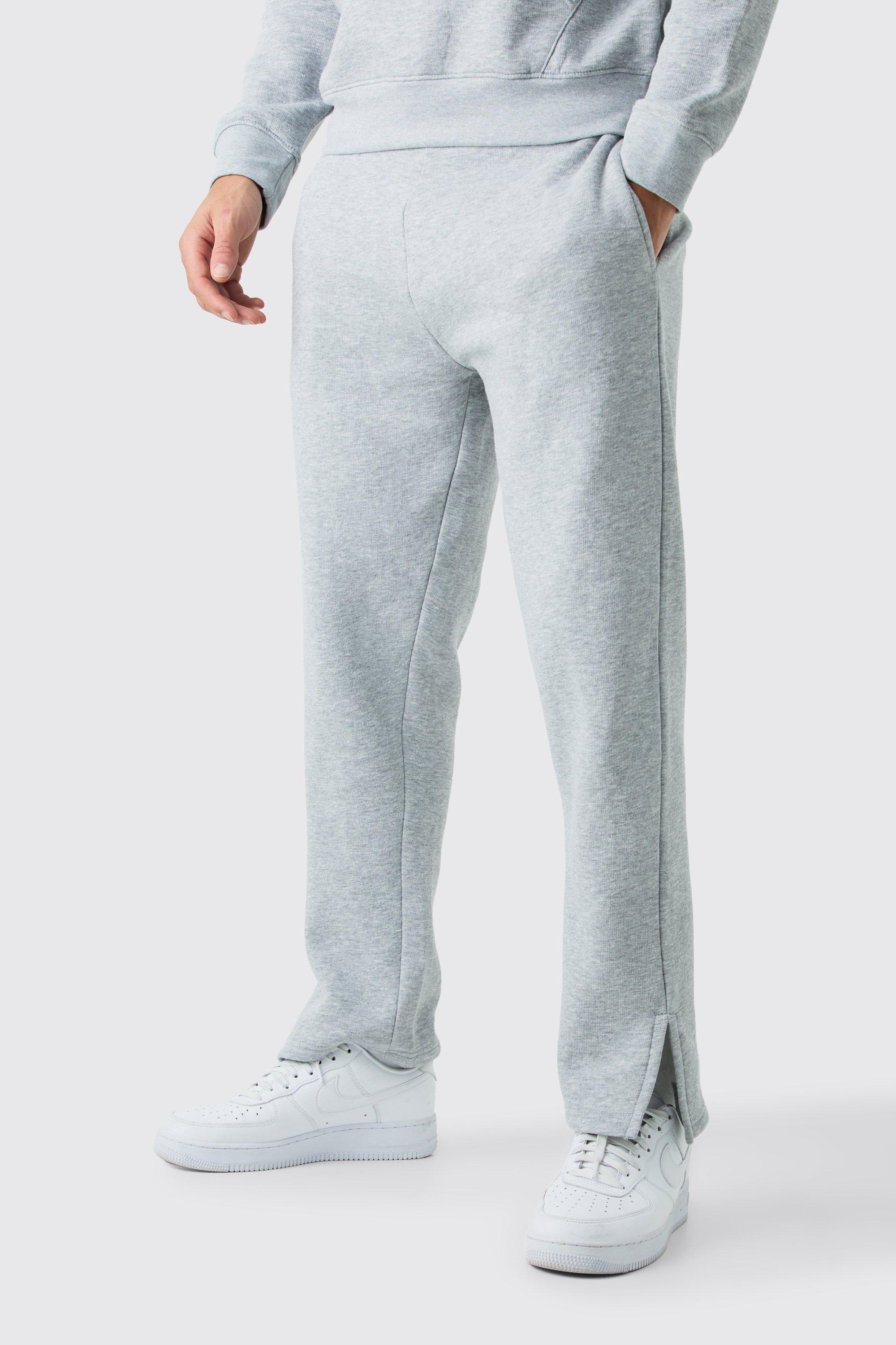 Split Hem Sweatpants | boohooMAN USA Product Image