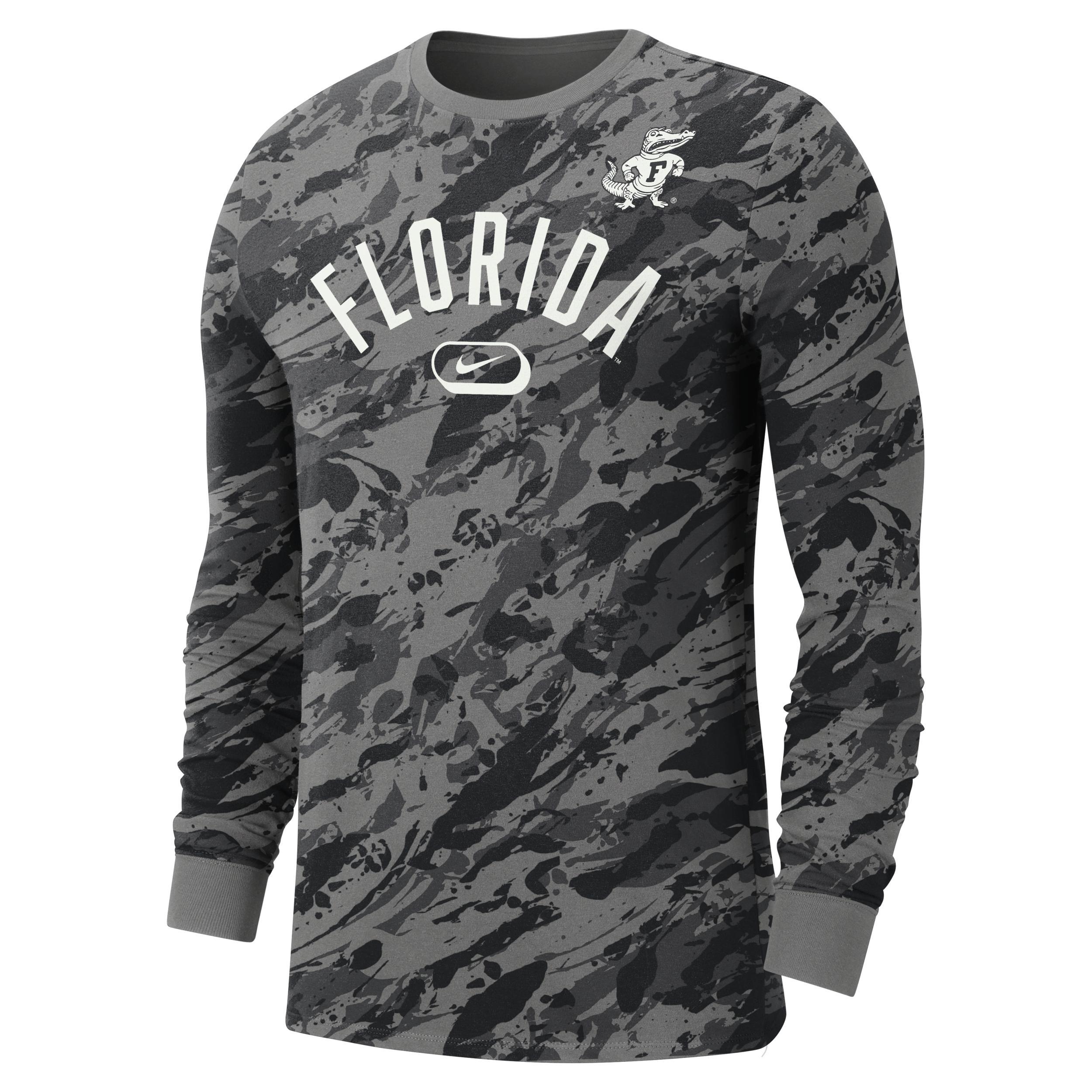 Florida Nike Men's College Crew-Neck Long-Sleeve T-Shirt Product Image