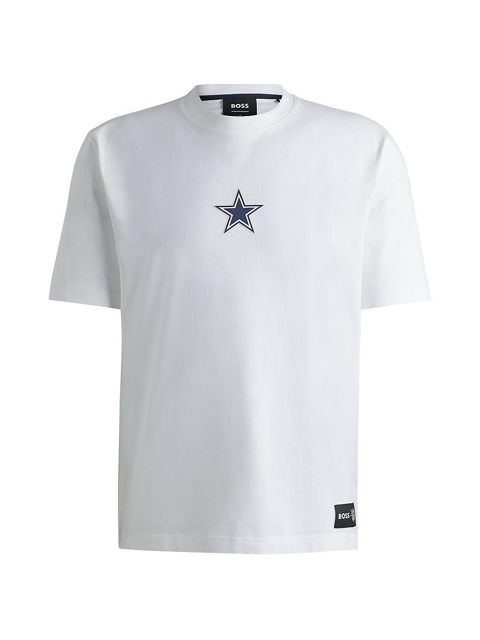 Mens BOSS x NFL Stretch Cotton T-Shirt with Special Branding Product Image