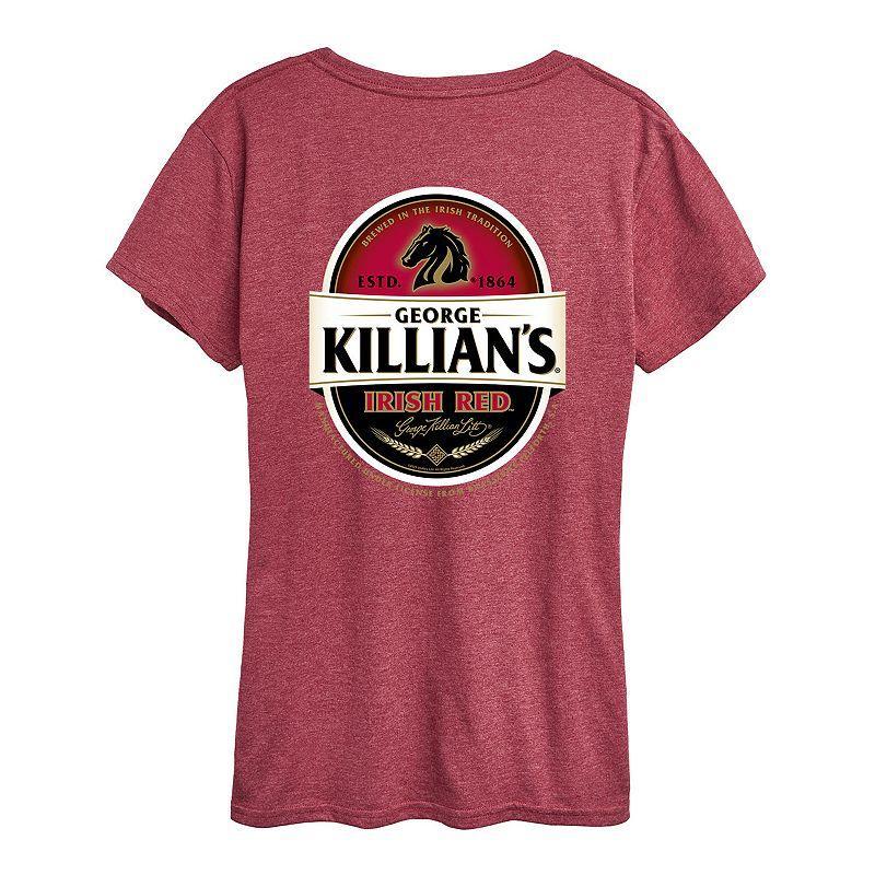 Womens Killians Irish Red Logo Graphic Tee Med Red Product Image