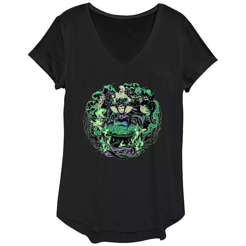 Disney Villains Juniors Evil Magic Gathering Graphic Tee, Womens Product Image