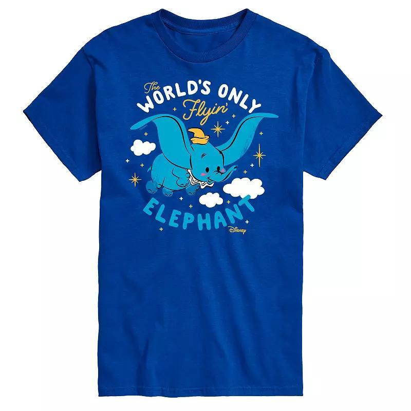 Disneys Dumbo Big & Tall Flying Elephant Graphic Tee, Mens Product Image