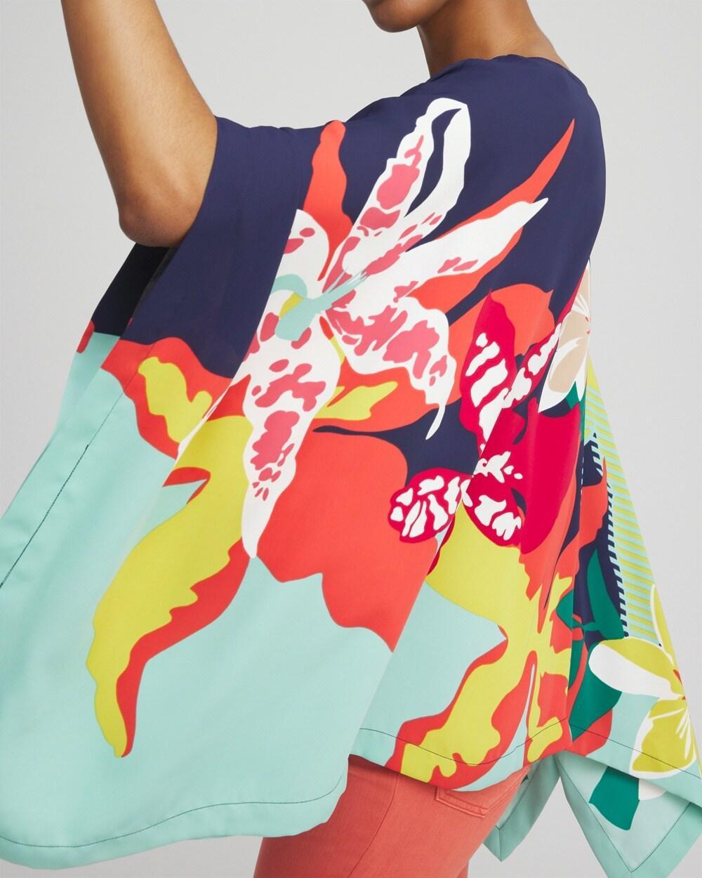 Floral Poncho Product Image