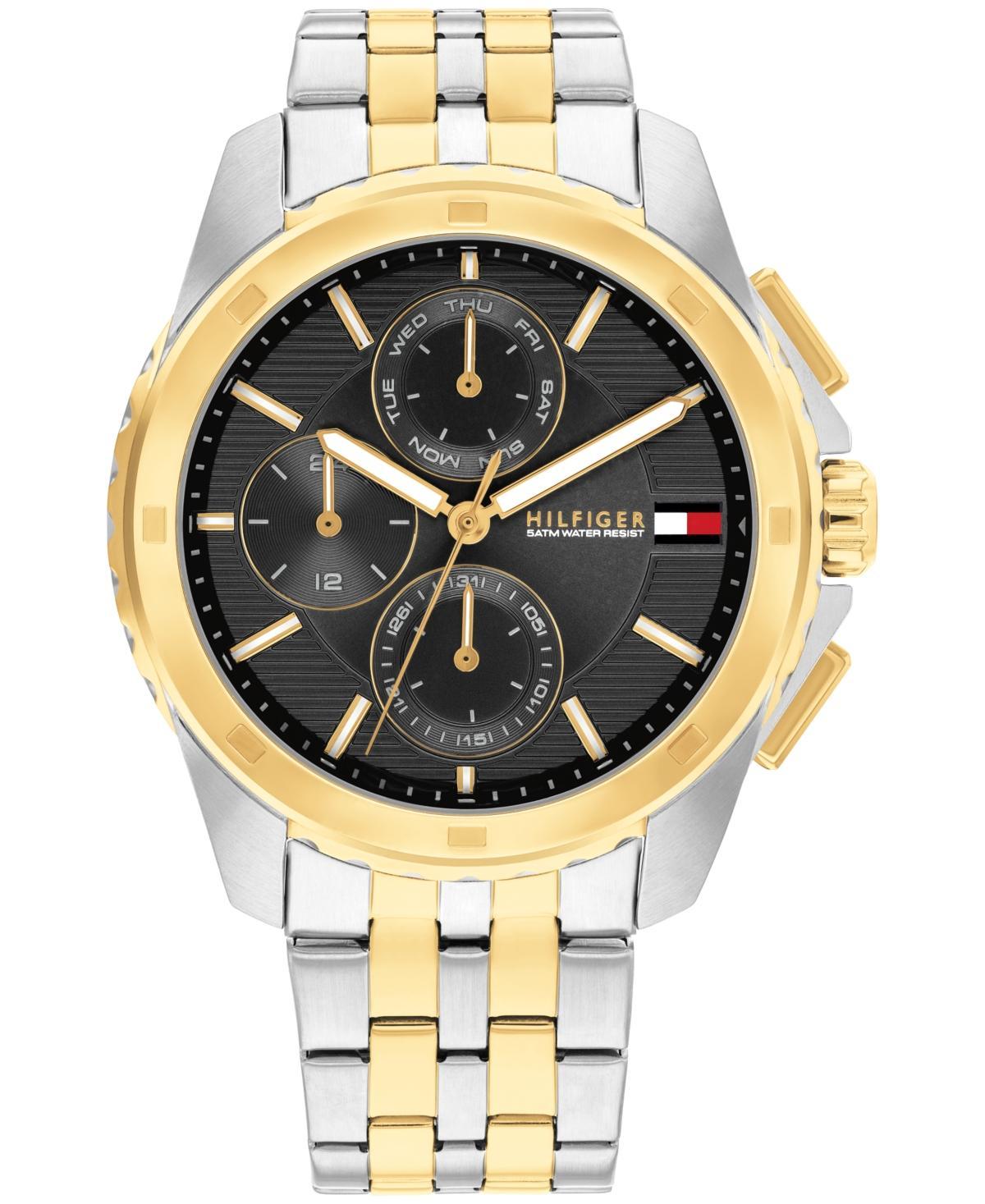 Tommy Hilfiger Mens Quartz Two-Tone Stainless Steel Watch 44mm Product Image