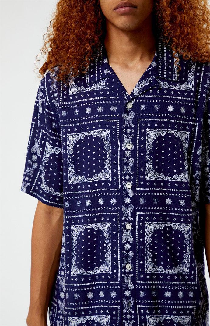 Men's Paisley Camp Shirt - Product Image