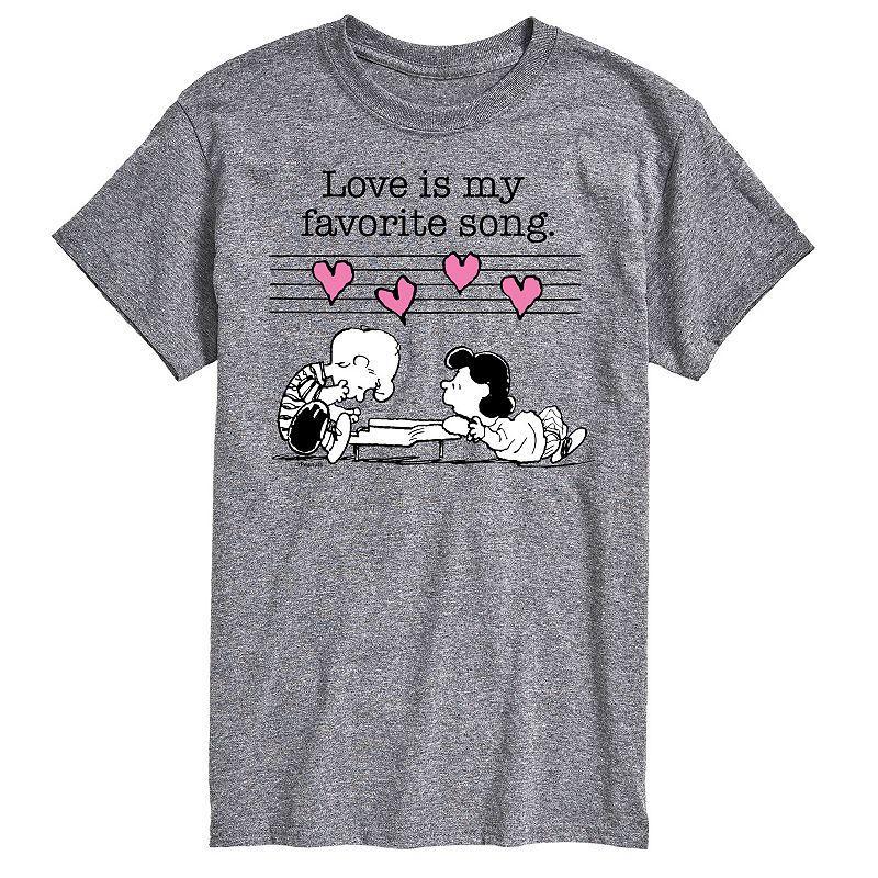 Big & Tall Peanuts Lucy Valentine Tee, Mens Product Image