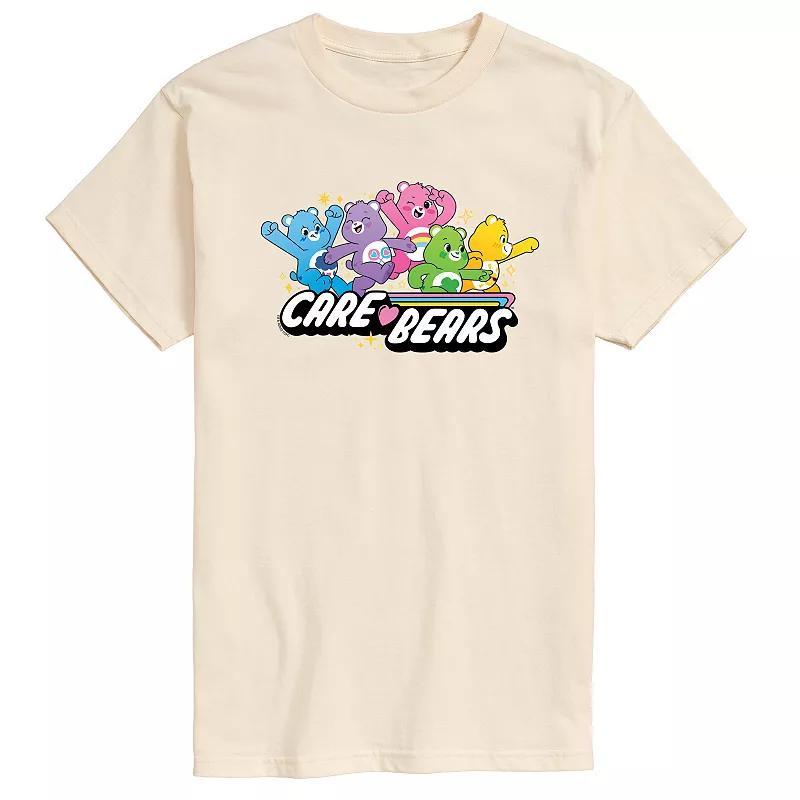 Mens Care Bears Logo Group Graphic Tee Product Image