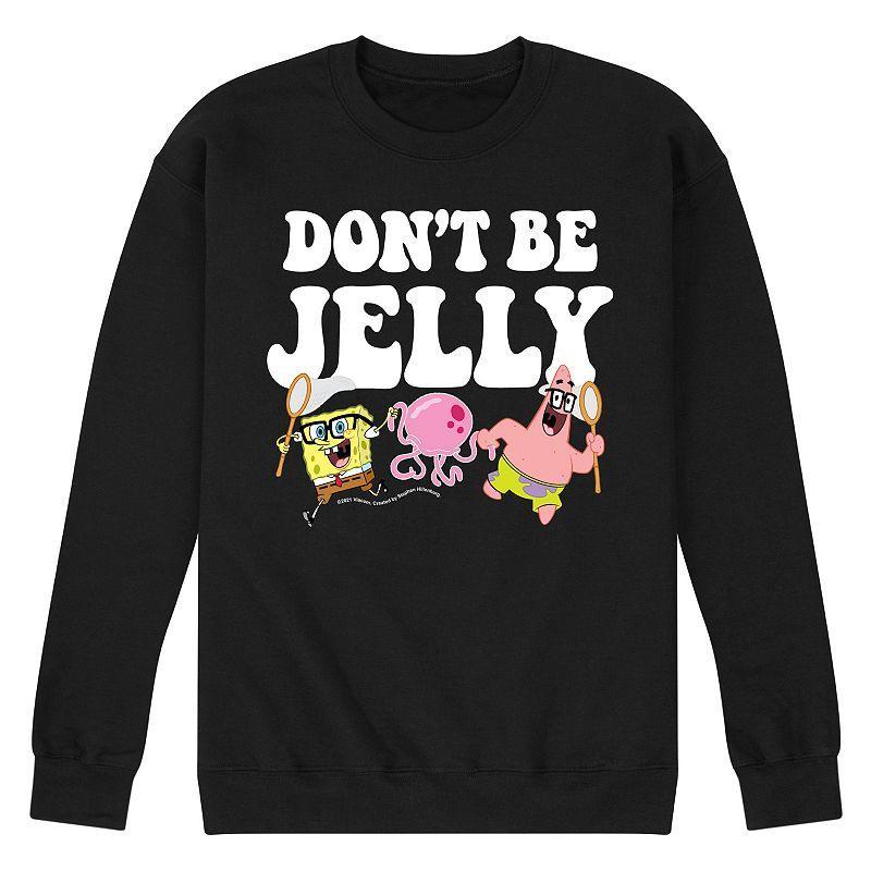 Mens SpongeBob SquarePants Dont Be Jelly Sweatshirt Product Image