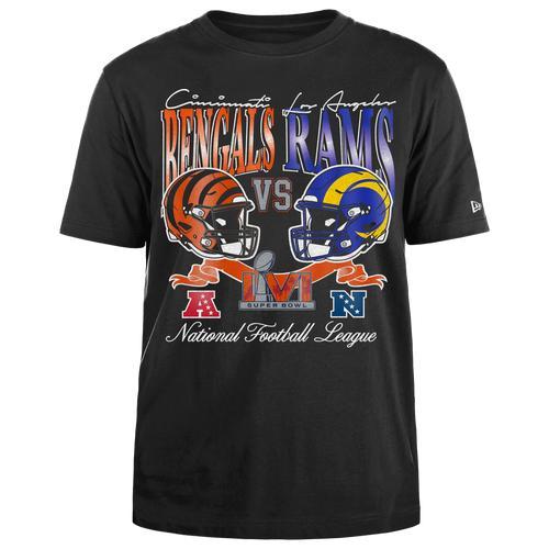 New Era Mens Rams/Bengals Super Bowl Short Sleeve T-Shirt - Multi/Black Product Image