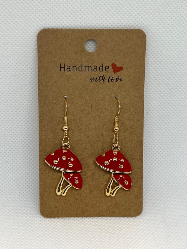 Mushroom Earrings Female Product Image