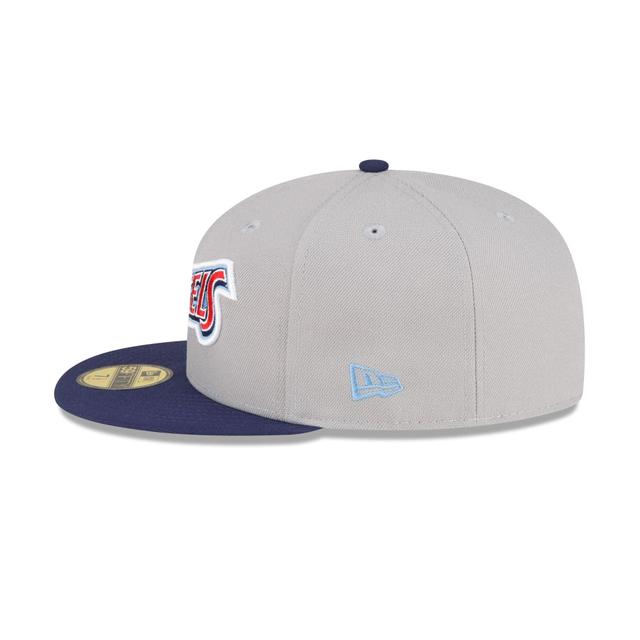 Los Angeles Angels Away 59FIFTY Fitted Hat Male Product Image